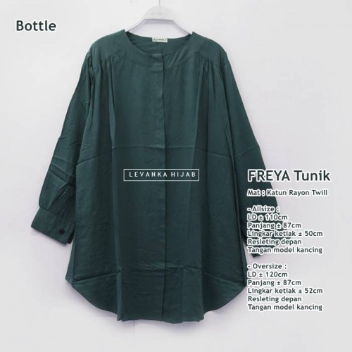 Freya-011 Atasan Tunik Katun Rayon Twill